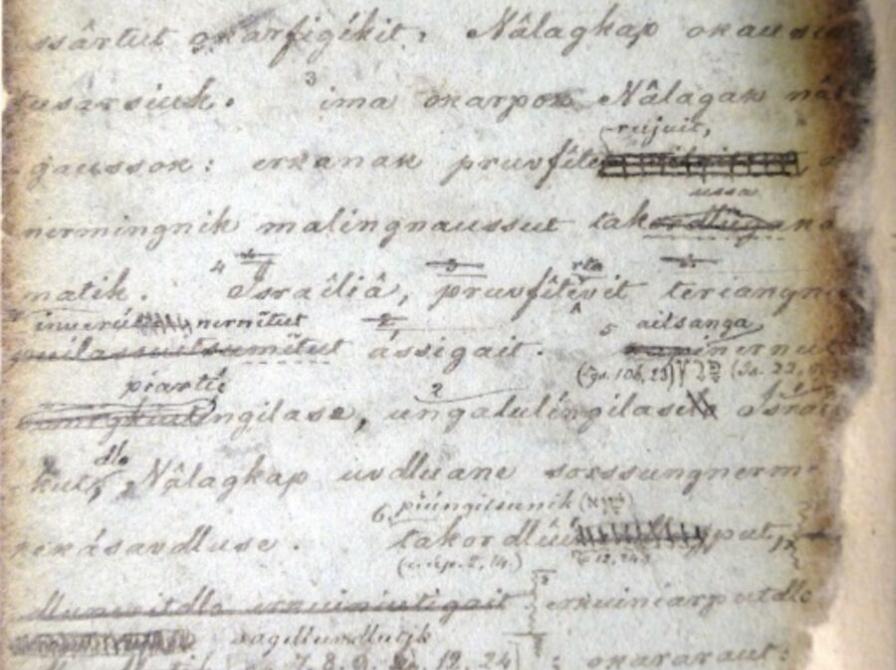 Uani takuneqarsinnaavoq Samuel Kleinschmidtip assaannarmik allagaa sinaatigut ikuallanneqalaartoq masassimasorlu iluarsaanneqarsimasoq. Iluarsaanneqareerluni 11.09. 1978 Groenlandicamut utersimavoq.